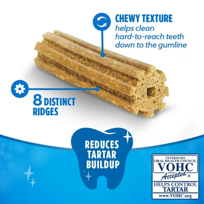 Purina DentaLife Daily Oral Care Large Dog Dental Treats with Chicken, 20.7 oz Pouch (18 Count)