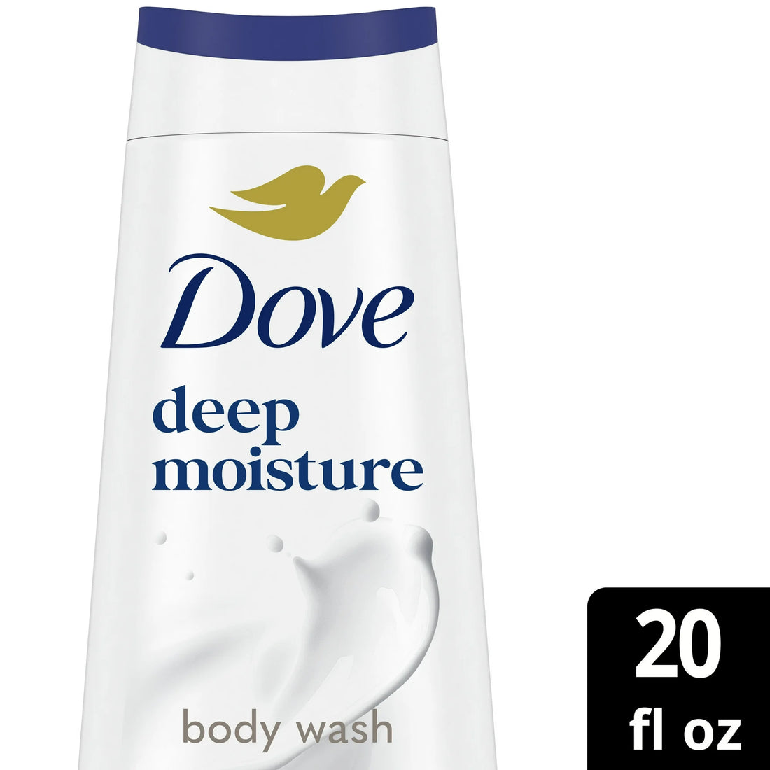 Dove Moisturizing Liquid Body Wash Cleanser for Women Deep Moisture, 20 oz