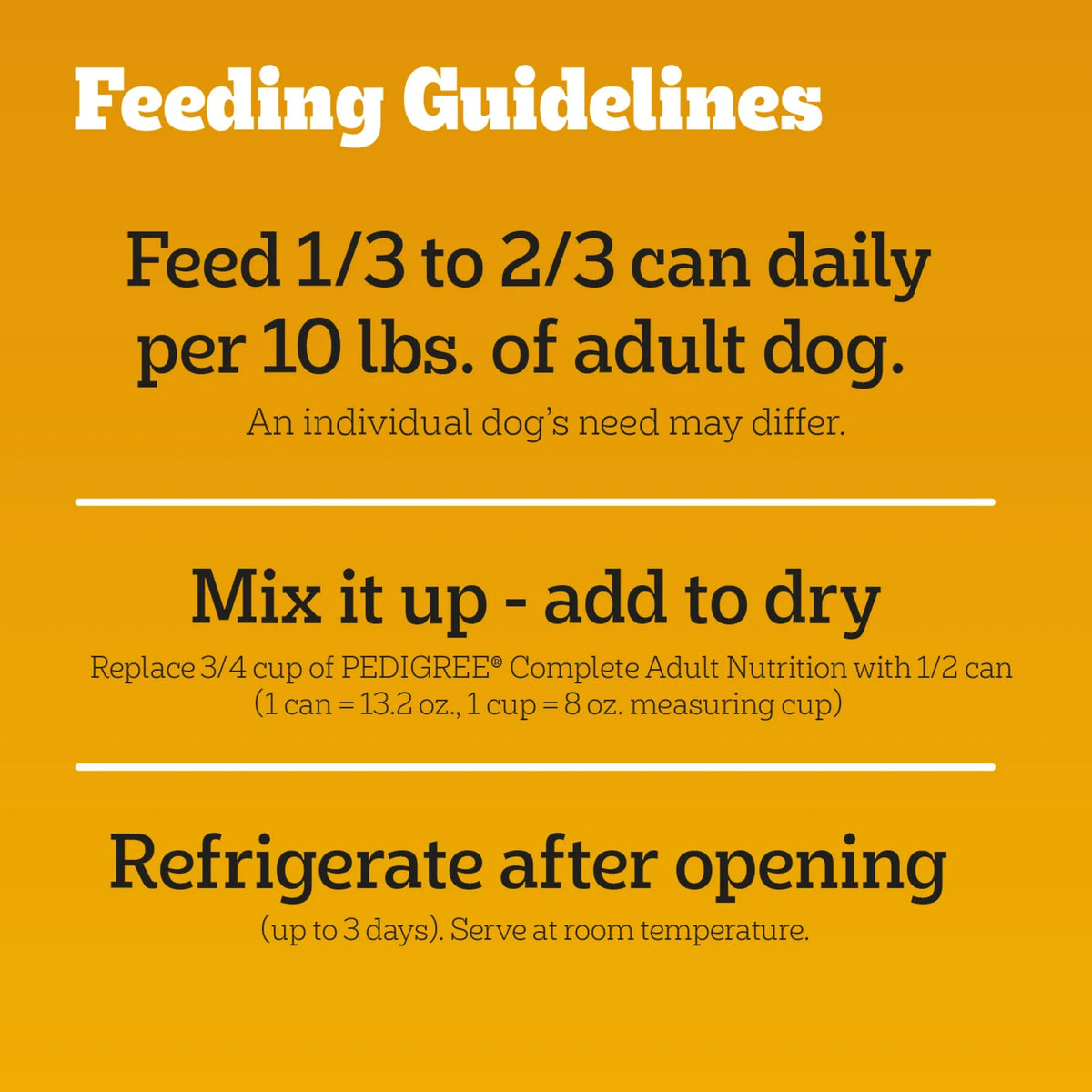 Pedigree Chopped Ground Dinner Chicken &amp; Beef Variety Pack Wet Dog Food, 13.2 Oz. Cans 12 Pack