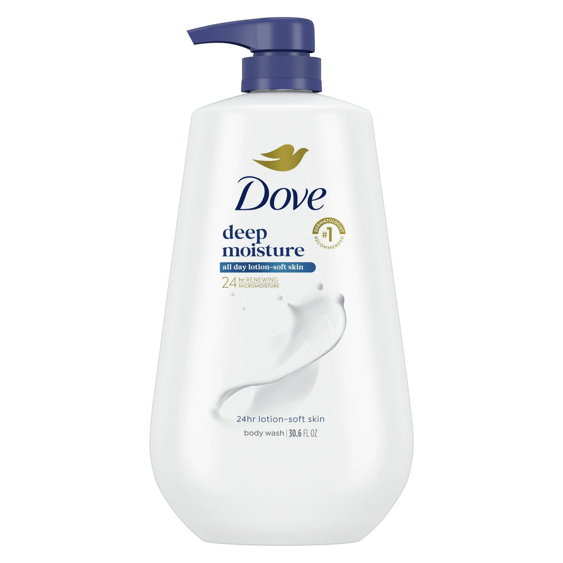 Dove Deep Moisture Liquid Body Wash with Pump Nourishing for Dry Skin 30.6 oz