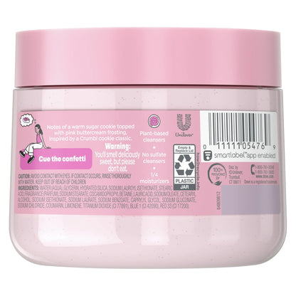 Dove Crumbl Exfoliating Body Scrub Confetti Cake, 15 oz