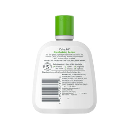 Cetaphil Moisturizing Lotion Hydrating Lotion for All Skin Types, Sensitive Skin, 4 oz