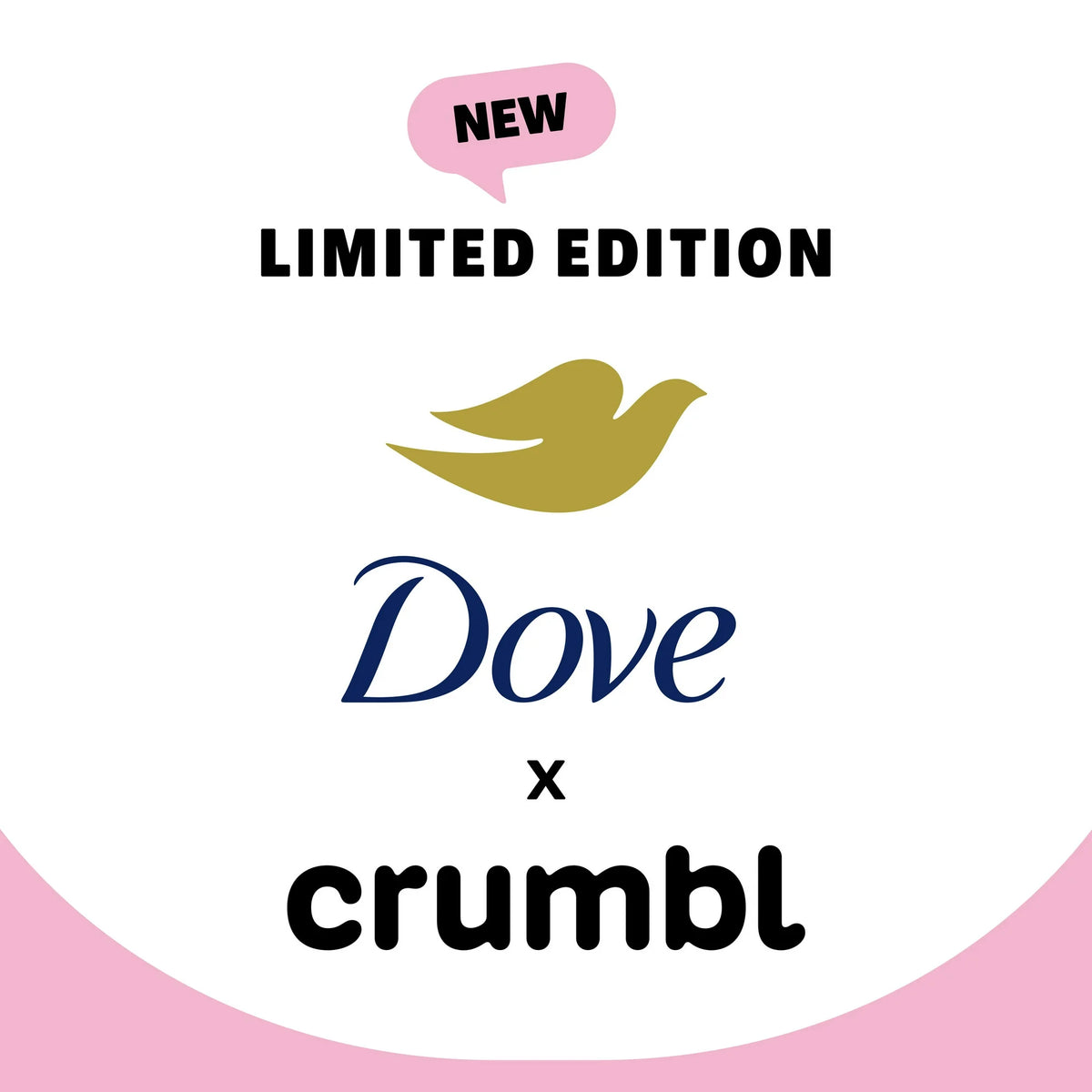 Dove Crumbl Exfoliating Body Scrub Confetti Cake, 15 oz